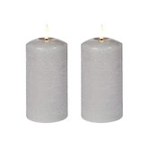 Luminea Remote LED Flameless Wax Pillars