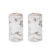 Luminea Remote LED Flameless Wax Pillars
