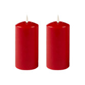Luminea Remote LED Flameless Wax Pillars