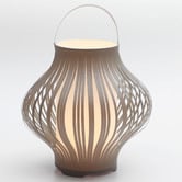 Luminea Bostock Retractable Outdoor Cordless LED Lantern
