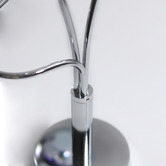 Luminea 48cm Farhan 3 Light Metal &amp; Glass Table Lamp