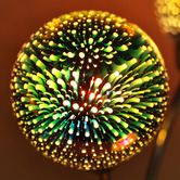 Luminea 48cm Farhan 3 Light Metal &amp; Glass Table Lamp