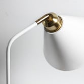 Luminea Gordon Metal &amp; Rubberwood Table Lamp