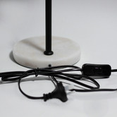 Luminea 56cm Pace Metal &amp; Marble Desk Lamp
