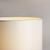 Luminea 66cm Vaughan Ceramic &amp; Fabric Table Lamp