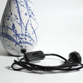 Luminea Dixie Ceramic &amp; Fabric Table Lamp