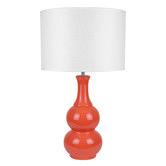 Luminea 66cm Vaughan Ceramic &amp; Fabric Table Lamp