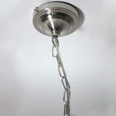 Luminea Carroll 3 Light Metal &amp; Fabric Pendant