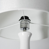Luminea 66cm Vaughan Ceramic &amp; Fabric Table Lamp