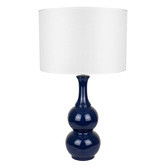 Luminea 66cm Vaughan Ceramic &amp; Fabric Table Lamp