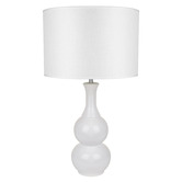 Luminea 66cm Vaughan Ceramic &amp; Fabric Table Lamp