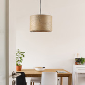 Luminea Ilyas Wooden Pendant Light