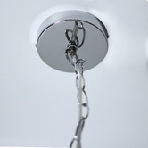 Luminea Charley Metal &amp; Crystal 5 Light Chandelier