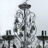 Luminea Charley Metal &amp; Crystal 5 Light Chandelier