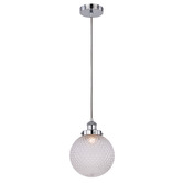 Luminea Jowly Iron &amp; Glass Pendant Light