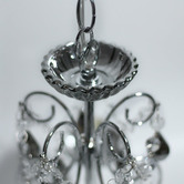 Luminea Charley Metal &amp; Crystal 5 Light Chandelier