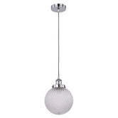 Luminea Jowly Iron &amp; Glass Pendant Light