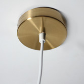 Luminea Roman Metal &amp; Acrylic Pendant Light