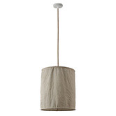 Luminea Aliza Metal &amp; Fabric Pendant Light