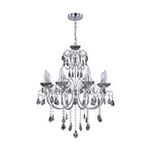 Luminea Charley Metal &amp; Crystal 8 Light Chandelier