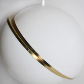 Luminea Roman Metal &amp; Acrylic Pendant Light