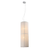 Luminea Nikki Metal &amp; Fabric Pendant Light