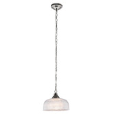 Luminea Wallace Metal &amp; Glass Pendant Light