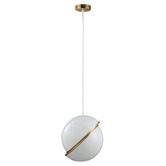 Luminea Roman Metal &amp; Acrylic Pendant Light