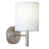 Luminea Garrett Metal &amp; Fabric Wall Lamp