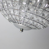 Luminea Eddie Iron &amp; Glass Pendant Light