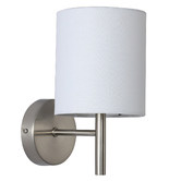 Luminea Garrett Metal &amp; Fabric Wall Lamp