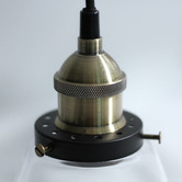 Luminea Ortega Metal &amp; Glass Pendant Light