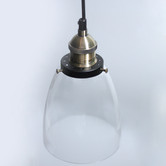Luminea Ortega Metal &amp; Glass Pendant Light