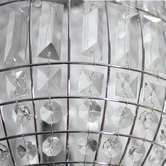Luminea Eddie Iron &amp; Glass Pendant Light