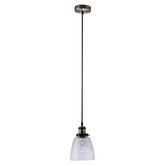 Luminea Ortega Metal &amp; Glass Pendant Light