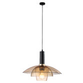 Luminea Calvert Metal &amp; Glass Pendant Light