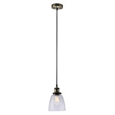Luminea Ortega Metal &amp; Glass Pendant Light
