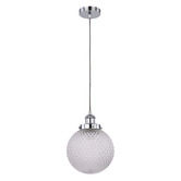 Luminea Jowly Iron &amp; Glass Pendant Light
