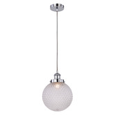 Luminea Jowly Iron &amp; Glass Pendant Light