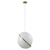 Luminea Roman Metal &amp; Acrylic Pendant Light