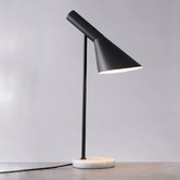 Luminea 56cm Pace Metal &amp; Marble Desk Lamp