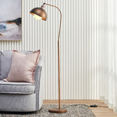 Luminea Madinah Meta Arched Floor Lamp