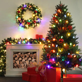 Luminea 50 Multi-Coloured Pine Cone LED String Fairy Lights