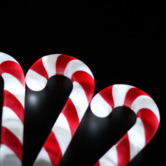 Luminea Clarence LED Candy Cane Stake Lights