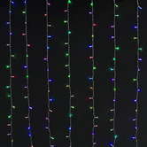 Luminea 1.8m RGB Cleo LED Curtain Fairy Lights