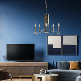 Luminea Allana Metal 5-Light Pendant Light