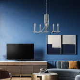 Luminea Allana Metal 5-Light Pendant Light