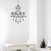 Luminea Charley Metal &amp; Crystal 8 Light Chandelier