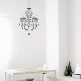 Luminea Charley Metal &amp; Crystal 5 Light Chandelier