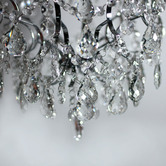 Luminea Georgia Metal &amp; Crystal 3 Light Chandelier